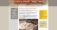 Desktop Screenshot of carrieresdelescastel.com